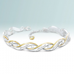 Famille d’amour 10-nom personnalisé diamant bracelet pour maman