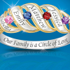 Family Ring With Engraved Names And Birthstones For Mom Family Ring With Engraved Names And Birthstones For Mom