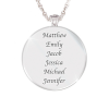 Mother Holds Her Child's Heart Birthstone Pendant With Names Mother Holds Her Child's Heart Birthstone Pendant With Names