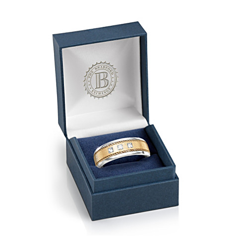 L’amour intemporel personnalisé bague en diamant pour hommes L’amour intemporel personnalisé bague en diamant pour hommes