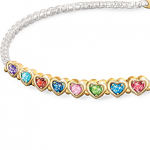 The Heart Of Our Family Personalized Birthstone Bracelet