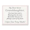 Granddaughter Bracelet With Two Personalized Engravings Granddaughter Bracelet With Two Personalized Engravings
