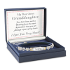 Granddaughter Bracelet With Two Personalized Engravings Granddaughter Bracelet With Two Personalized Engravings
