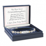 Granddaughter Bracelet With Two Personalized Engravings