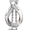 Love Never Ends Personalized Diamond Pendant Love Never Ends Personalized Diamond Pendant