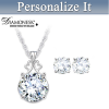 6-Carat Diamonesk Personalized Jewelry Set 6-Carat Diamonesk Personalized Jewelry Set