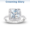 Personalized Diamonesk Bridal Ring: Choose From 5 Designs Personalized Diamonesk Bridal Ring: Choose From 5 Designs
