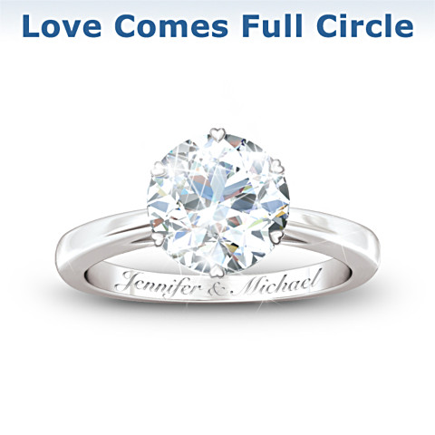 Personalized Diamonesk Bridal Ring: Choose From 5 Designs Personalized Diamonesk Bridal Ring: Choose From 5 Designs
