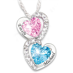 Every Beat Of My Heart Personalized Birthstone Necklace Every Beat Of My Heart Personalized Birthstone Necklace