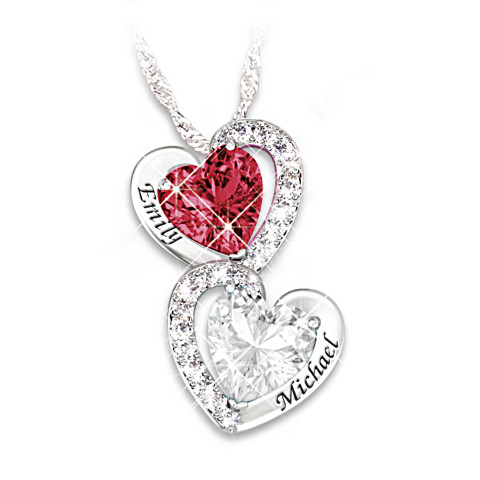 Every Beat Of My Heart Personalized Birthstone Necklace Every Beat Of My Heart Personalized Birthstone Necklace