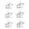 Forever Family Engraved Personalized Birthstone Ring Forever Family Engraved Personalized Birthstone Ring