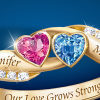 Love's Journey Personalized Couples Ring Love's Journey Personalized Couples Ring
