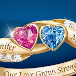 Love's Journey Personalized Couples Ring