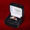 Deux coeurs, un amour personnalisé bague Deux coeurs, un amour personnalisé bague