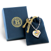 Forever & toujours gravé collier Pierre de naissance couples Forever & toujours gravé collier Pierre de naissance couples