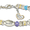 Personalized Bracelet With Family Birthstones And Names Personalized Bracelet With Family Birthstones And Names