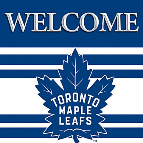 NHL Toronto Maple Leafs® Personalized Welcome Sign NHL Toronto Maple Leafs® Personalized Welcome Sign