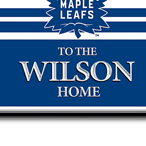 NHL Toronto Maple Leafs® Personalized Welcome Sign NHL Toronto Maple Leafs® Personalized Welcome Sign