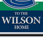 Vancouver Canucks Welcome Sign Personalized With Name
