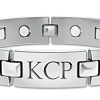 Optimum Men's Titanium Magnetic Monogrammed Bracelet Optimum Men's Titanium Magnetic Monogrammed Bracelet
