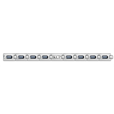 Optimum Men's Titanium Magnetic Monogrammed Bracelet Optimum Men's Titanium Magnetic Monogrammed Bracelet