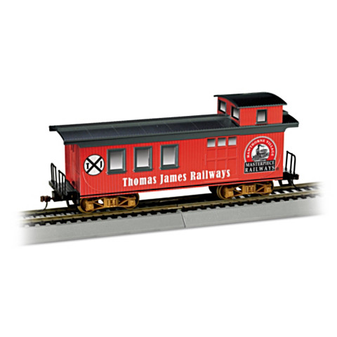 Personalized HO-Scale Caboose Train Car Personalized HO-Scale Caboose Train Car
