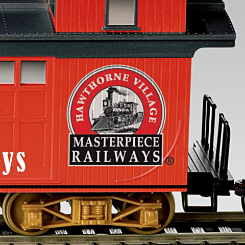 Personalized HO-Scale Caboose Train Car Personalized HO-Scale Caboose Train Car