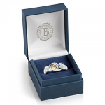 Mom's Blessings Personalized Crystal Birthstone Ring