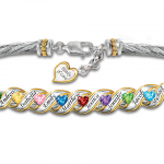 Family Is Forever Personalized Birthstone Bracelet