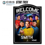 STAR TREK Wooden Welcome Sign Personalized With Name