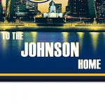 St. Louis Blues Welcome Sign Personalized With Name