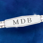 Personalized, Engraved Stainless Steel Bracelet For Son