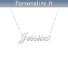 Daughter, I Love You Diamond Necklace With Customized Name Daughter, I Love You Diamond Necklace With Customized Name