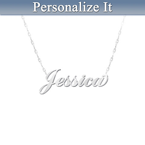 Daughter, I Love You Diamond Necklace With Customized Name Daughter, I Love You Diamond Necklace With Customized Name
