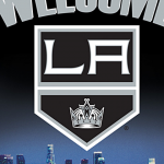 Los Angeles Kings Welcome Sign Personalized With Name