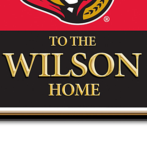 Ottawa Senators Welcome Sign Personalized With Name Ottawa Senators Welcome Sign Personalized With Name