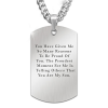 Fier de vous appeler fils monogrammé Dog tag pendentif collier Fier de vous appeler fils monogrammé Dog tag pendentif collier