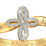 Thomas Kinkade Personalized Religious Couples Ring
