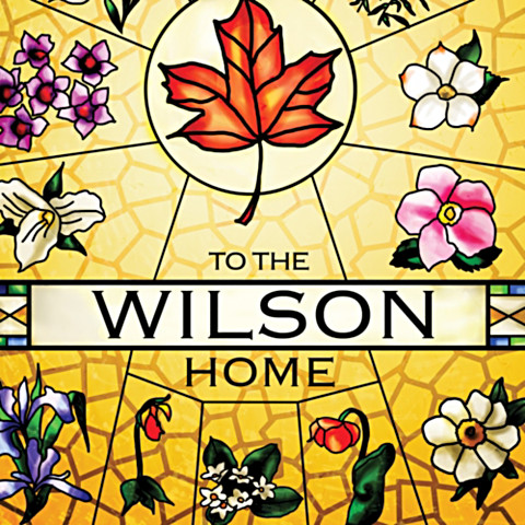 Fleurs provinciales canadiennes personnalisé signe de bienvenue Fleurs provinciales canadiennes personnalisé signe de bienvenue