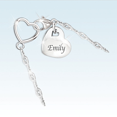 Precious Granddaughter Personalized Cultured Pearl Necklace Precious Granddaughter Personalized Cultured Pearl Necklace