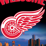 Detroit Red Wings® Personalized Welcome Sign