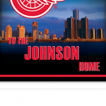 Detroit Red Wings® Personalized Welcome Sign