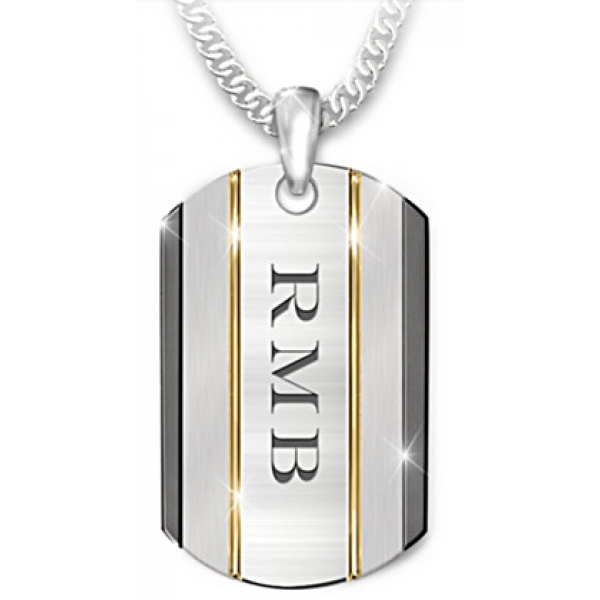 The Strength Of My Grandson Personalized Pendant Necklace