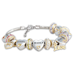 Forever In A Mothers Heart Personalized Bracelet Forever In A Mothers Heart Personalized Bracelet