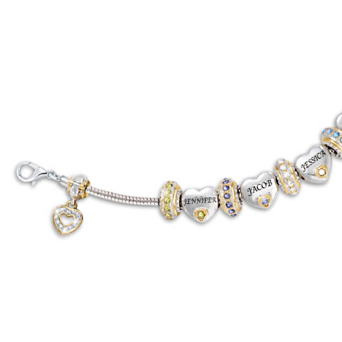 Forever In A Mothers Heart Personalized Bracelet Forever In A Mothers Heart Personalized Bracelet