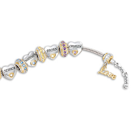 Forever In A Mothers Heart Personalized Bracelet Forever In A Mothers Heart Personalized Bracelet