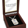 Words Of Wisdom Personalized Pendant Necklace Words Of Wisdom Personalized Pendant Necklace