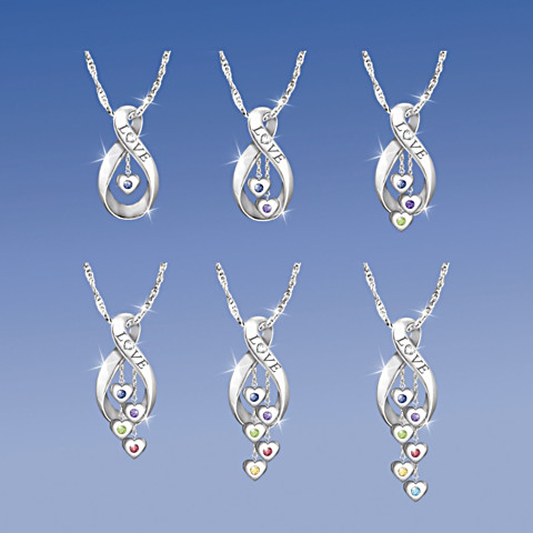 Infinite Love Personalized Diamond Pendant Necklace Infinite Love Personalized Diamond Pendant Necklace