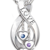 Infinite Love Personalized Diamond Pendant Necklace Infinite Love Personalized Diamond Pendant Necklace