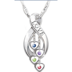 Infinite Love Personalized Diamond Pendant Necklace Infinite Love Personalized Diamond Pendant Necklace